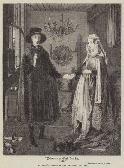 Johannes de Eyck fecit hic, 1434 da Jan van Eyck